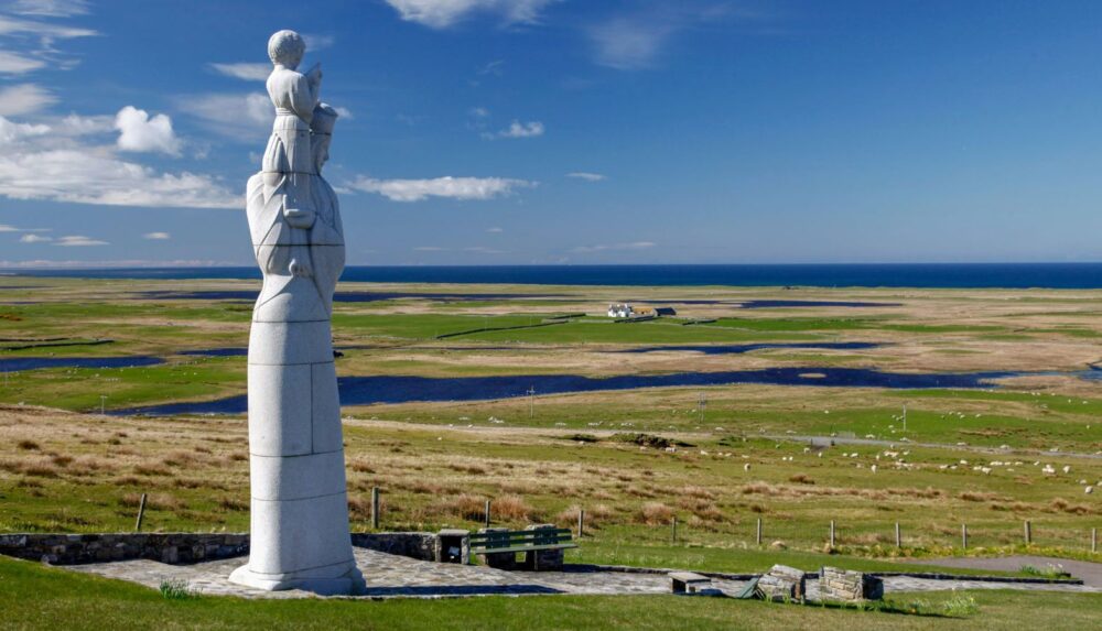 Our Lady of the Isles sculpture South Uist