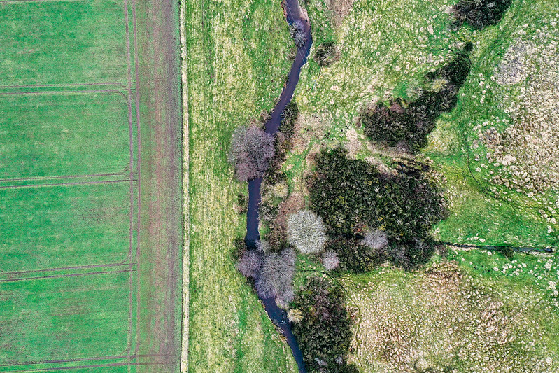 Aerial view Midlothian. Photographer Barrie Williams