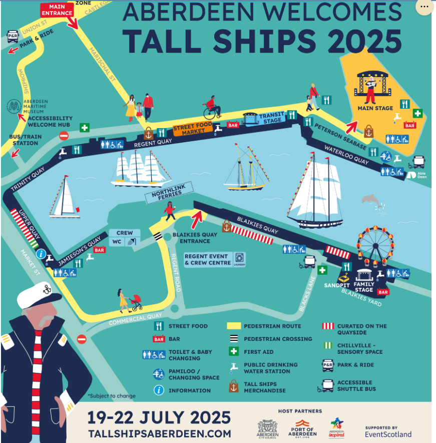 Tall Ships Aberdeen 2025