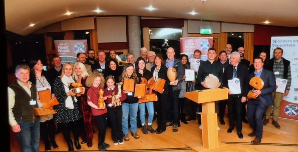 Mixed group of people with various tropgies