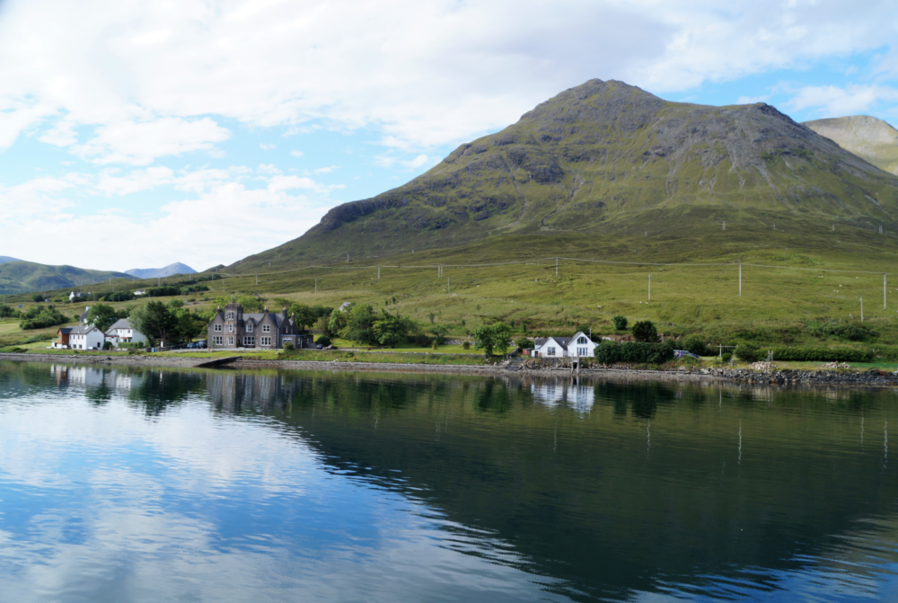 View of Raasay island, Scotland.