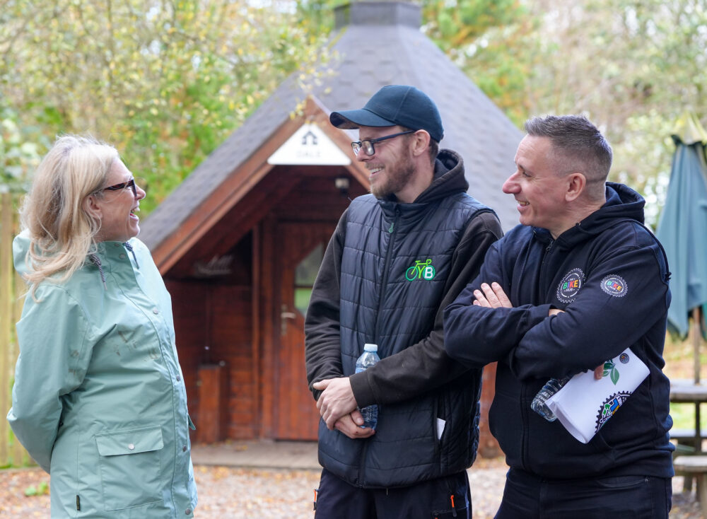 Cabinet Secretary for Climate Action and Rural Affairs visits Lapwing Lodge Outdoor Centre